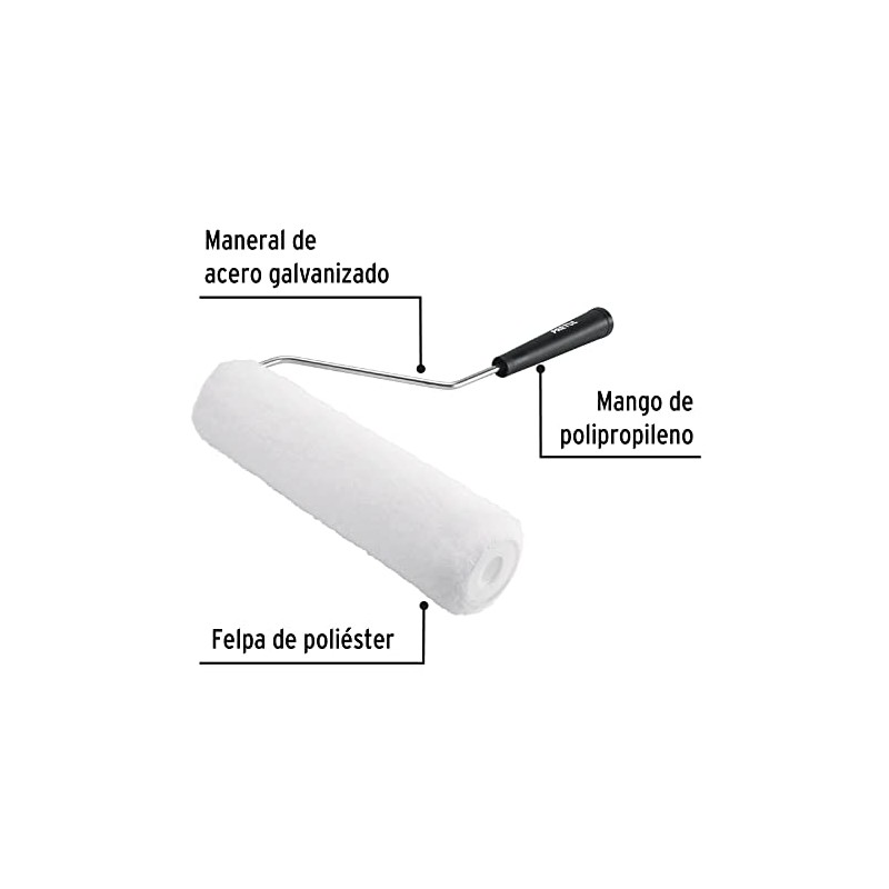 Pretul ROPI-910P, Rodillo para pintar, 9 x 3/8',superficies extra lisas