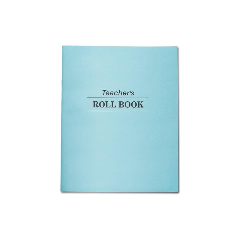Teachers Roll Book & Class Record, 48 Double Sided Sheets,
