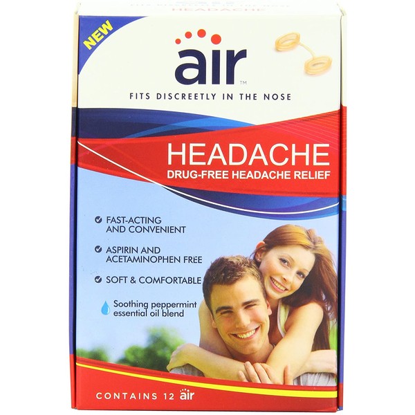 Air Headache Advanced Nasal Breathing Aid, 12 Count