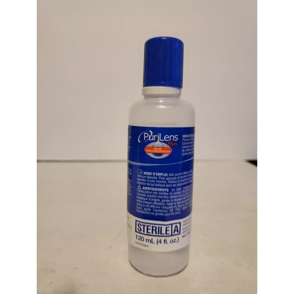 PuriLens Plus Preservative Free Saline 4 oz Bottle (Unisol 4