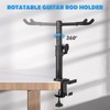 UPELLA Guitar Desk Stand with Clamp, Heavy Duty Guitar Hanger