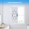 shinic Window Fan with Reversible Airflow Quiet, Twin 9" Blades,