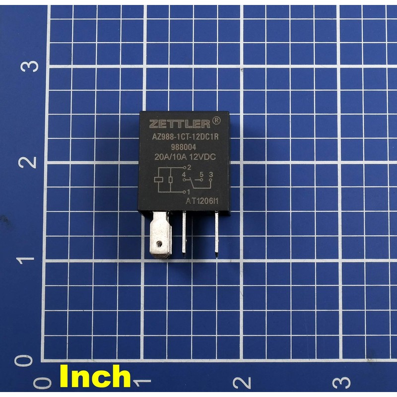 (Pack of 3) American Zettler Fuel Pump Relay Replace Part