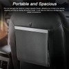Leather Car Garbage Can Foldable Rear Seat Trashes Can Large
