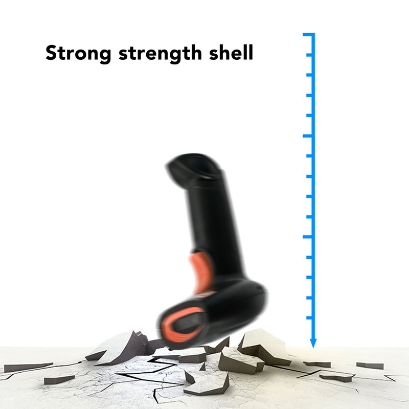 1D Barcode Scanner 2.4G Wireless and Bluetooth Fast Decoding Precise