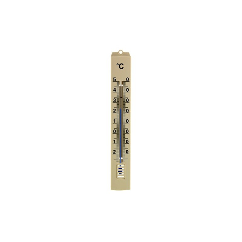 TFA 12.3008.08 Indoor and Outdoor Thermometer, Plastic, Brown