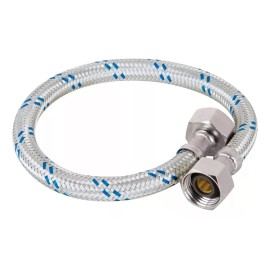 Lion Tools Manguera Flexibe Para Wc 1/2 X 7/8 Color Gris