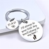 DOYOUDO Dad Keychain from Son Funny Daddy Key Chain Birthday