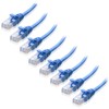 Cable Matters Paquete de 8 cables Ethernet Cat5e cortos Snagless
