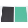 docsmagic.de 100 Premium Bi-Colour Card Sleeves Mat Mint/Black Standard Size