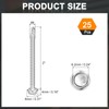 sourcing map 25Pcs #8 x 2" Self Drilling Screws, 410
