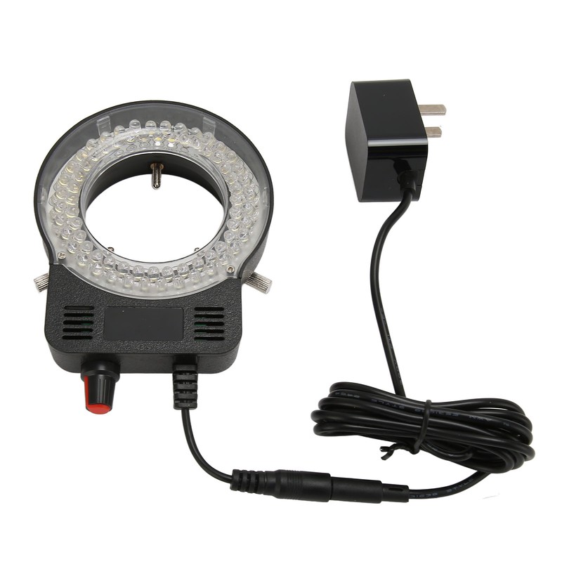 Microscope Ring Light 52 LED Beads Adjustable Easy Mounting Ring