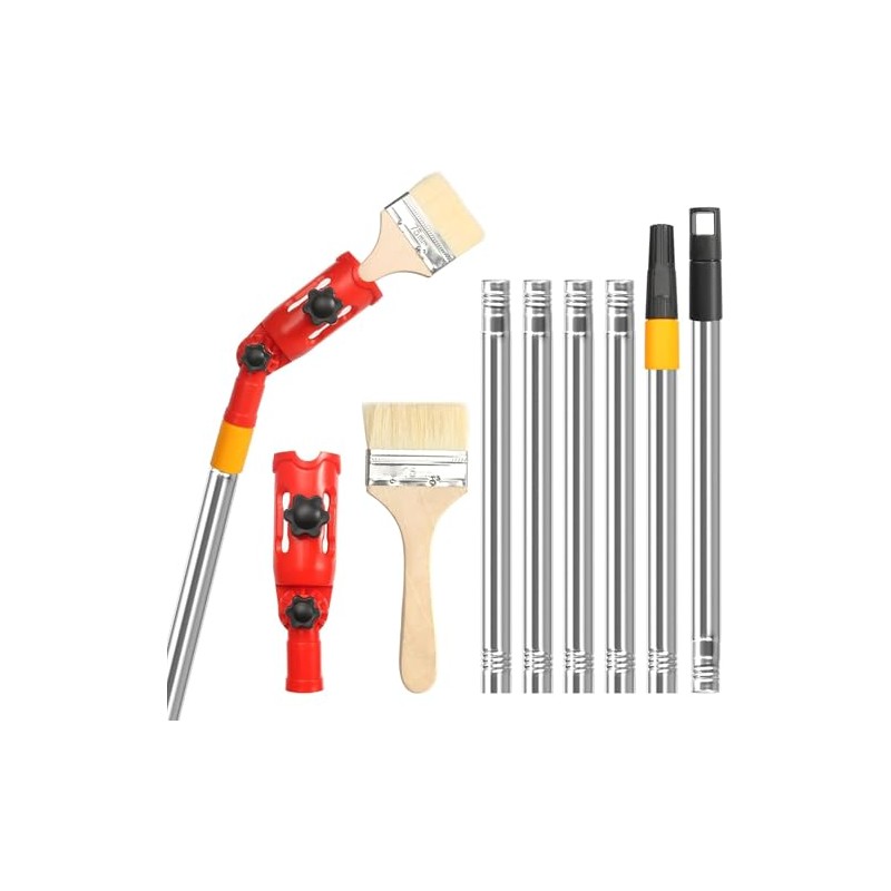 Multi Angle Paint Brush Extender Set, 180° Rotation Paint Roller