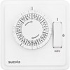 Suevia SU280439 Flush-Mounted Timer Analogue Weekly Program 1200 W IP20
