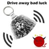 Jvuouxy Guardian Angel Motorcycle Bell Lucky Bells Drive Safe Pendant