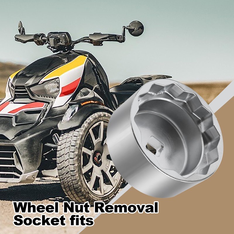 CADUFUELLY 529036457 Wheel Nut Removal Socket Replacement for Can-Am Ryker