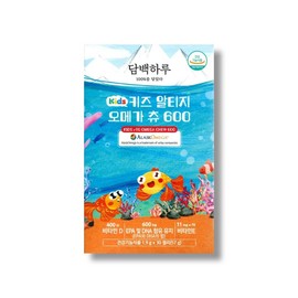 Plain Haru Kids Altige Omega Chew 600 30p, 57g, 1 unit / 담백하루 키즈 알티지 오메가 츄 600 30p, 57g, 1개