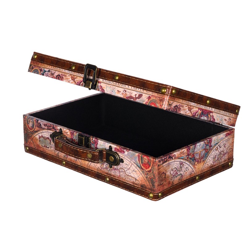 Birendy Chest Box KD 1288 Suitcase Set Wooden Chest Vintage