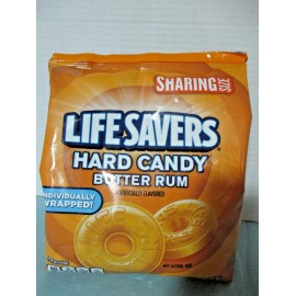 Lifesavers Hard Candy Butter Rum Flavor  14.50 Ounces Sharable Size New Unopened