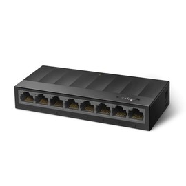 TP-Link Litewave 8 Port Gigabit Ethernet Switch | Desktop Ethernet Splitter | Plastic Case | Unshielded Network Switch | Plug & Play | Fanless Quiet | Unmanaged (LS1008G)