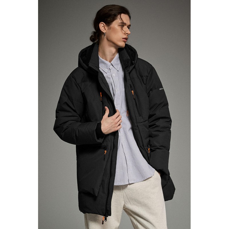 Orolay Men's Thickened Down Jacket Hooded Winter Coats with 6