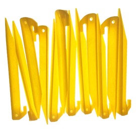 20pcs 30cm Heavy Duty Durable Plastic Tent Pegs Spike Hook Awning Camping Caravan Pegs Accessory