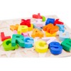 New Classic Toys 10534 Alphabet Puzzle, Multi Color
