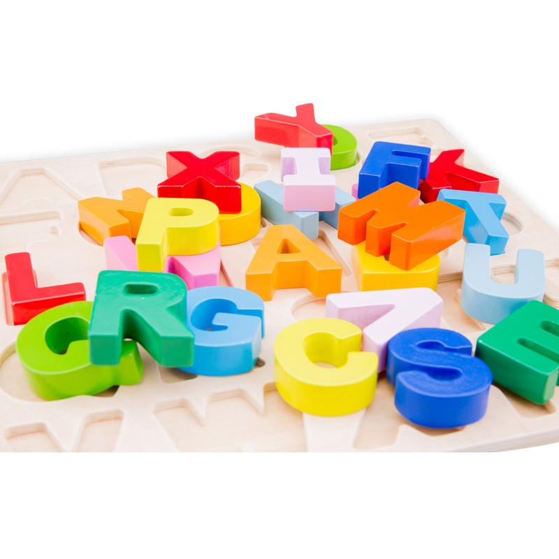 New Classic Toys 10534 Alphabet Puzzle, Multi Color
