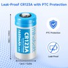 Mihobatt 20-Pack CR123A 3V Lithium Batteries 1650mAh