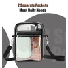 MoKo Clear Bag Stadium Approved for Women, Crossbody Bag Purse