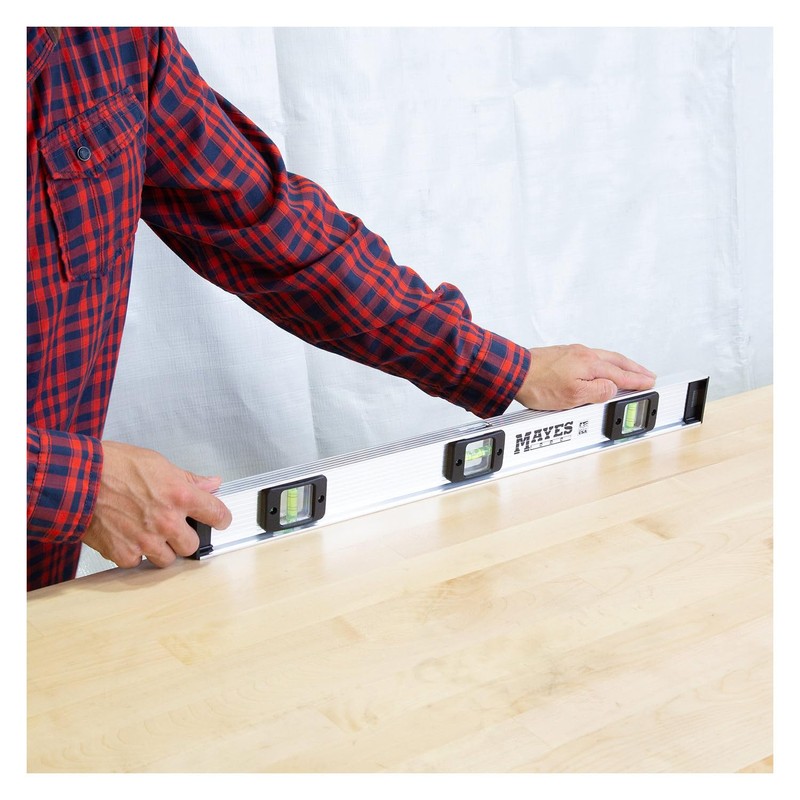 Mayes 10112 Aluminum 24 Inch Level, Made in USA 2