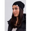 Cash-Mere.CH 100% Cashmere Beanie Hat, Knitted Hat for Women and