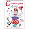 Granddaughter 3rd Birthday Card