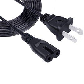 8ft Power Cord for HP Envy 5055 6055 4500 4520 7855 7645 5540 5640 5660 7640 100 110 120 4510 DeskJet 3755 2655 3630 2622 2652 2600 1112 Printer 2 Prong Replacement Power Cord AC Cable