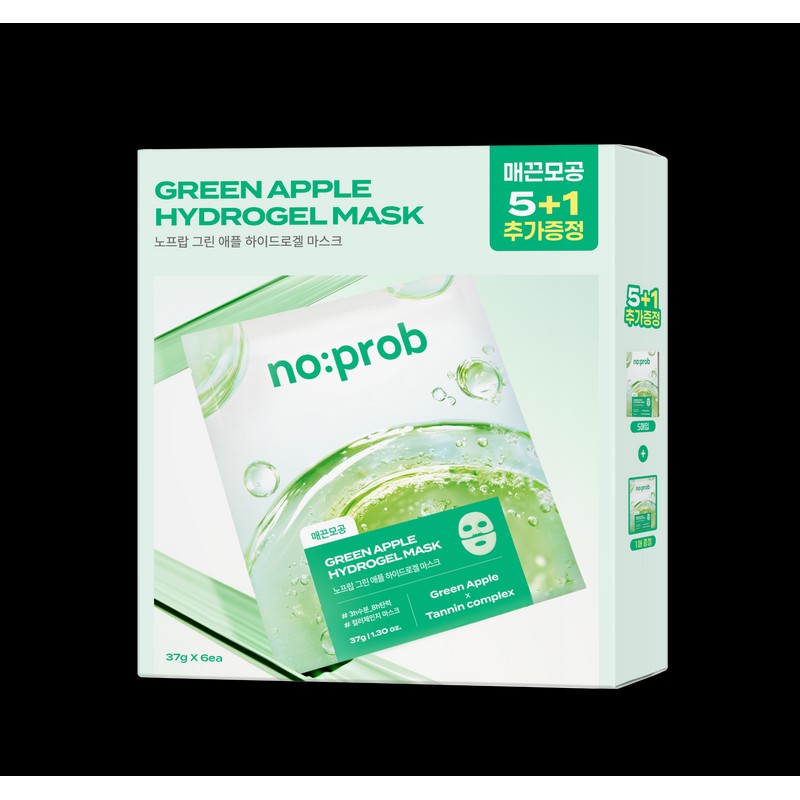 NoProb Hydrogel Mask Sheet Volume Glow 5+1 Set (Pink Collagen/Blue
