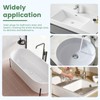 kurkip Universal Sink Plug 40 mm Chrome Drain Plug -