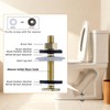 Hibbent Extra Thick Toilet Wax Ring Replacement Kit, Universal Toilet