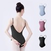 Adult Basic Sleeveless Ballet Leotard Practice Wear Blue Gray/M