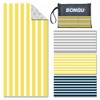 BonGu Beach Towel Oversized Stripe 180x90cm, Quick Dry Sand Free