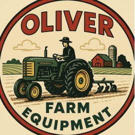 Retro Style Oliver Farm Equipment Machinery Tractors High Quality Garage Sign