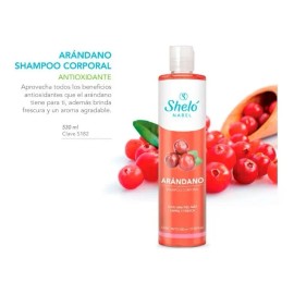 Shampoo Cuerpo Arándano Piel Limpia Antioxidante