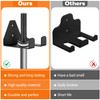 Vertical Barbell Bar Wall Hook, Dumbbell Stand Wall Mount for