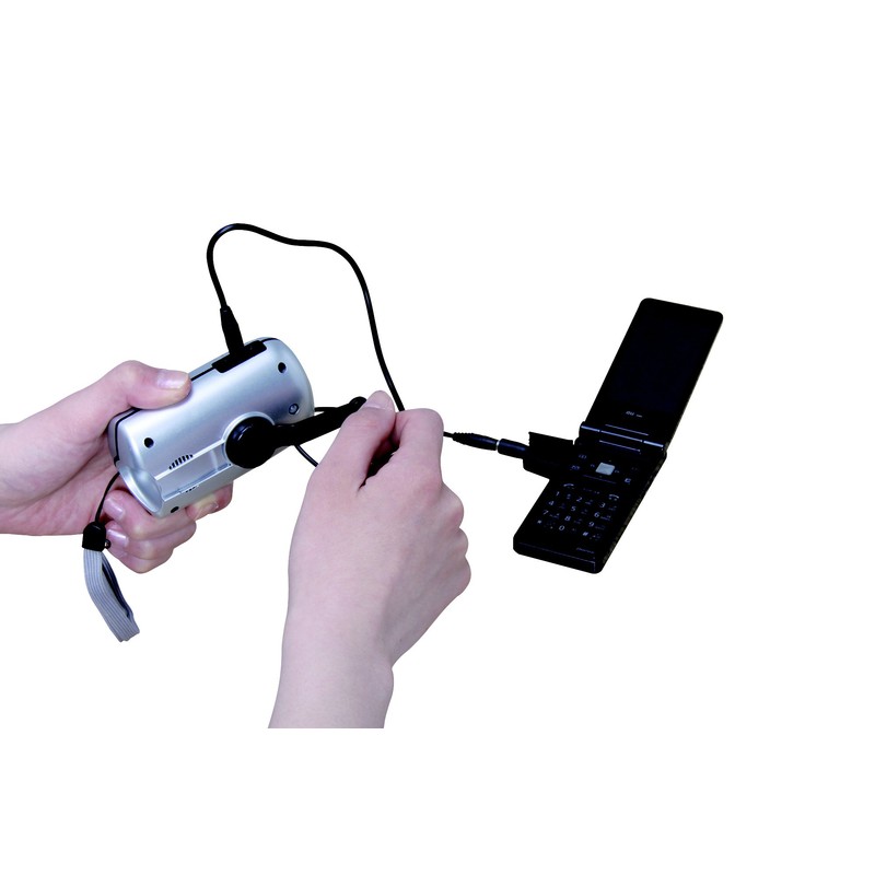 アイリスオーヤマ 防災グッズ 手回し充電ミニラジオライト JTL-22