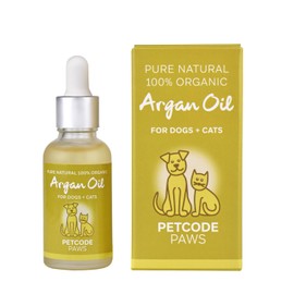 PETCODE PAWS Premium Organic Argan Oil for Dogs and Cats - Natural Moisturizer for Healthy Fur - Dog Itch Relief Supports for Hair Health - Soothe Itching, and Allergies With Moisturizer - 1 FL Oz x 2