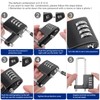 HOJLKLD Cabinet Lock, 4 Digit Combination Padlock, Stainless Steel Gym