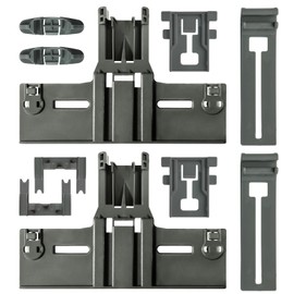 UPGRADED W10350376 Dishwasher Upper Rack Adjuster Parts W10195840 W10195839 Rack Repair Kit Dishwasher Top Rack for Kitchenaid Whirlpool Kenmore