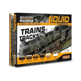 LifeColor Liquid Pigment Trains & Tracks set # LC-LP05