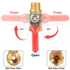 YELUN 1/4 Inch Valve Npt Air Compressor Brass Heavy Duty