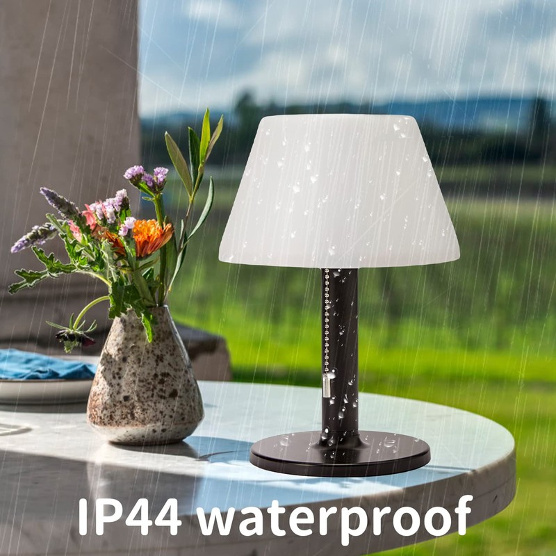 shumi Solar Table Lamp Outdoor Indoor - 3 Lighting Modes,