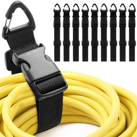 Wowangce 36 Pack 17 Inch Adjustable Extension Cord Holder Organizer with Triangle Clips Heavy Duty Storage Straps Extension Cord Hanger for Men Workshop and Garage Organization and Storage